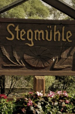 Schild zur Stegmühle